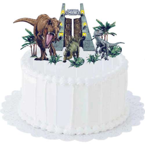 Jurassic World Cake Topper Kit